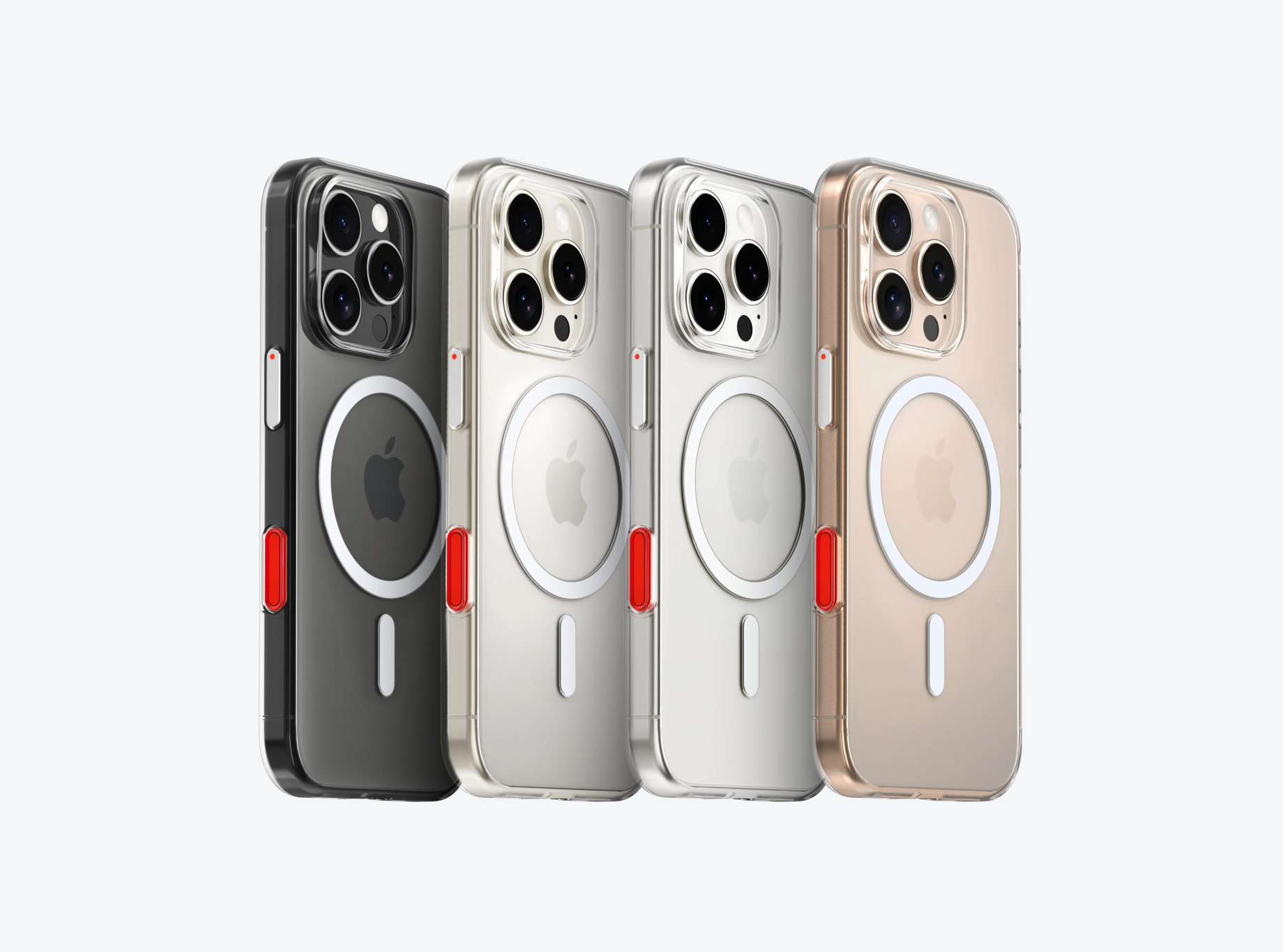 Flat iPhone 16 Clear Case with Magnetic