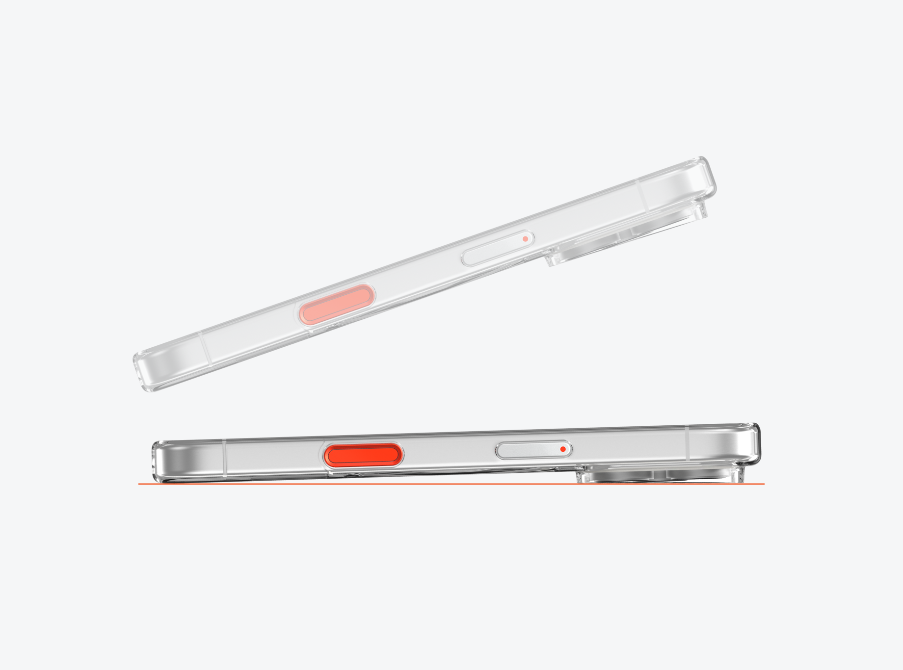 Flat iPhone 16 Clear Case with Magnetic