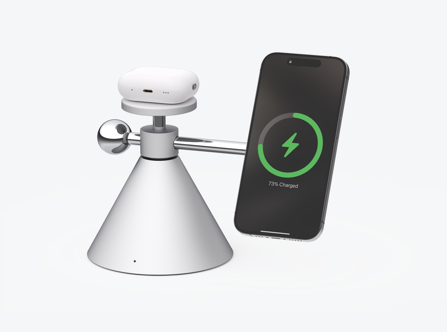 Flask 2-in-1 Wireless Charger with Magnetic