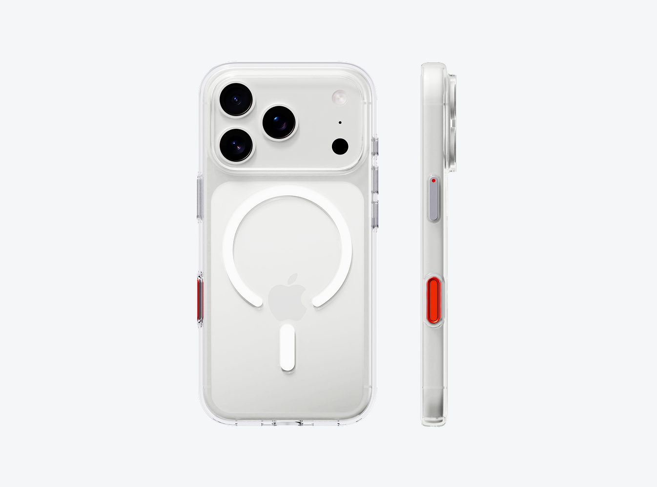 FLAT iPhone 17 Clear Case with Magnetic
