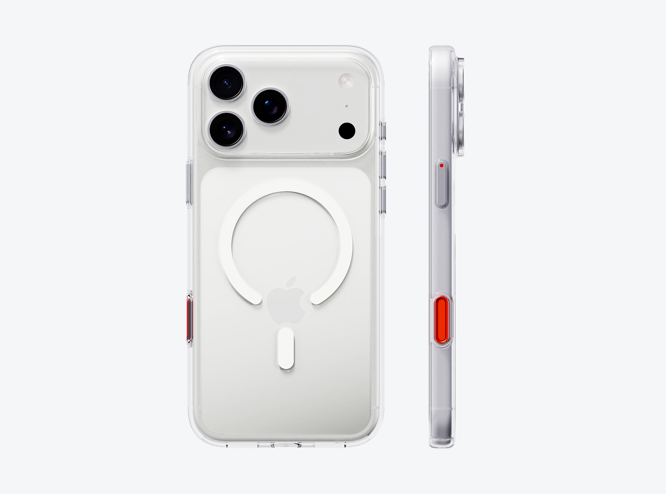 FLAT iPhone 17 Clear Case with Magnetic