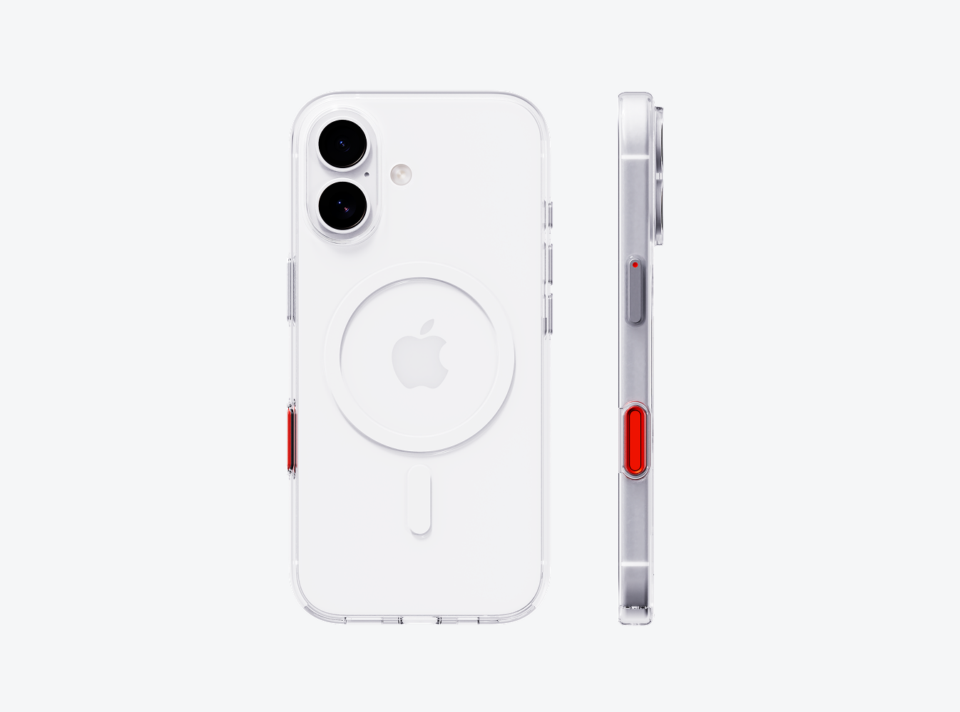FLAT iPhone 17 Clear Case with Magnetic