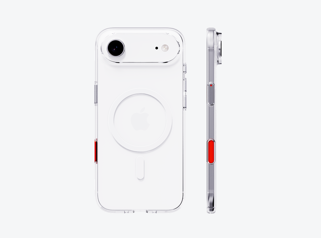FLAT iPhone 17 Clear Case with Magnetic