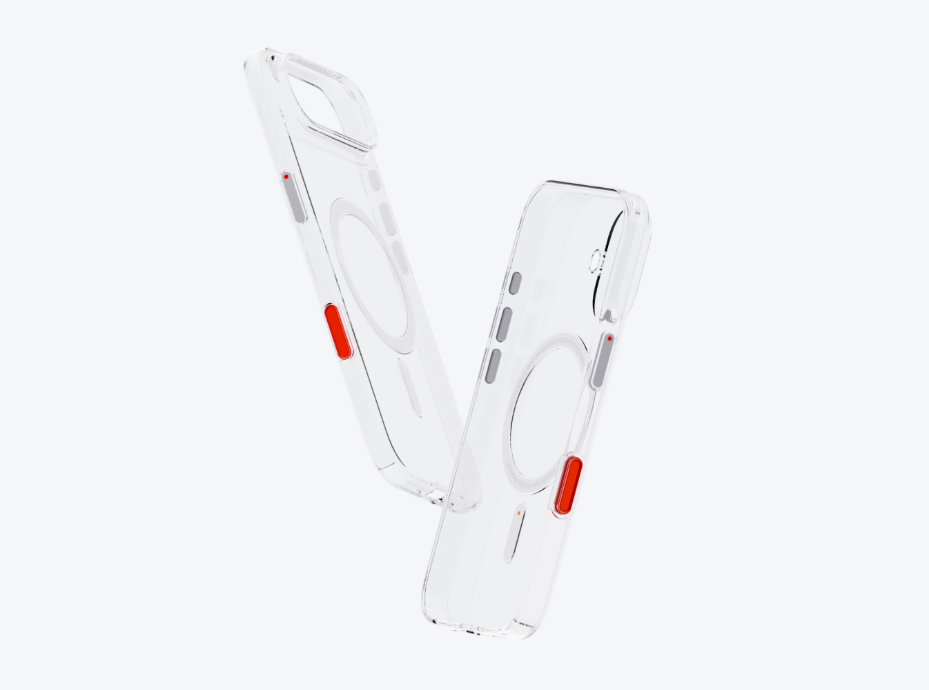 FLAT iPhone 17 Clear Case with Magnetic