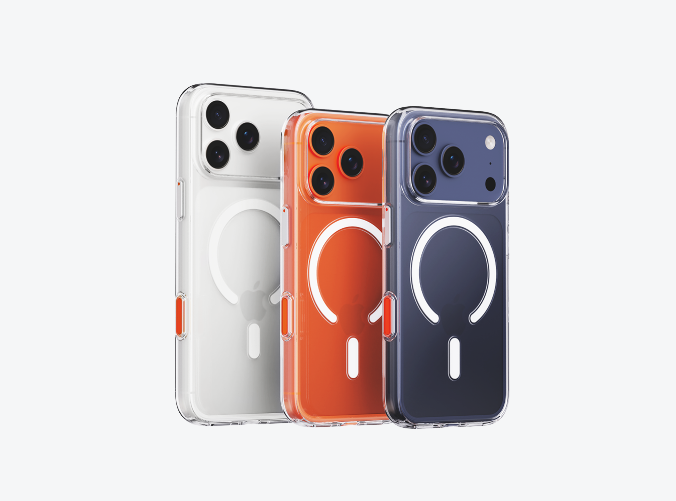 FLAT iPhone 17 Clear Case with Magnetic