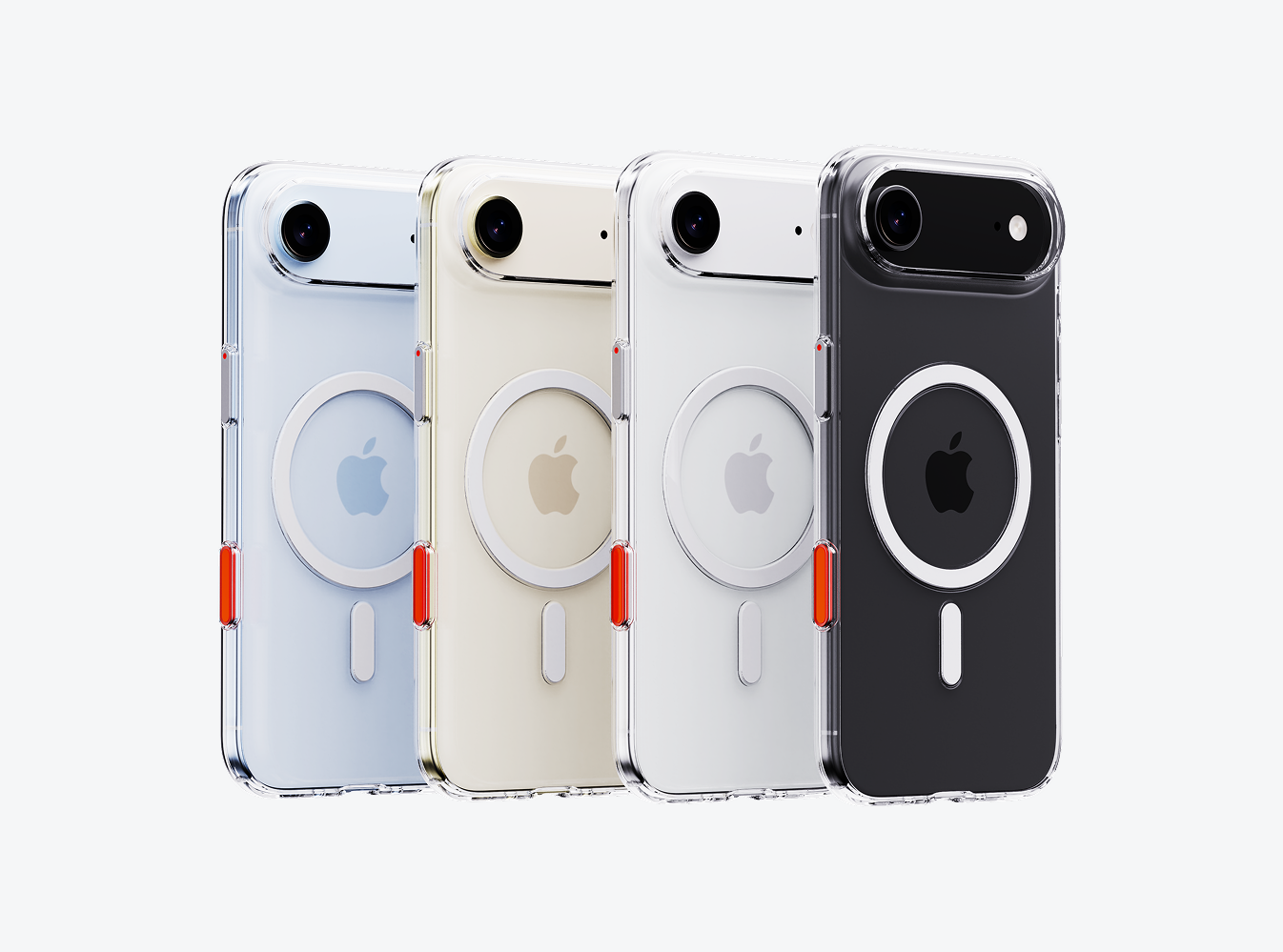 FLAT iPhone 17 Clear Case with Magnetic