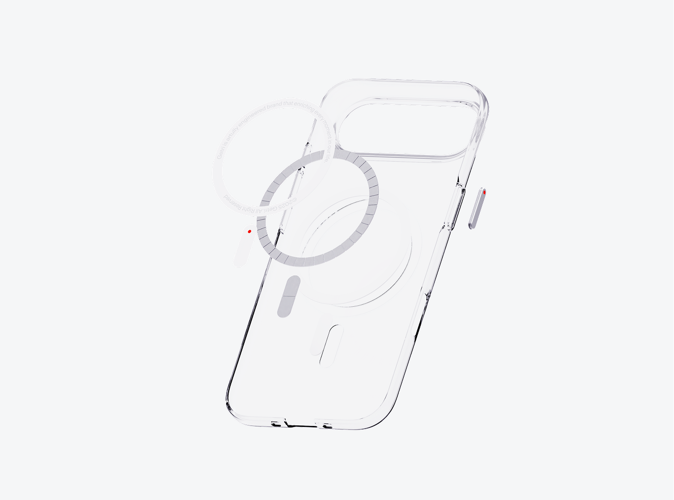 SKIN iPhone 17 Clear Case with Magnetic